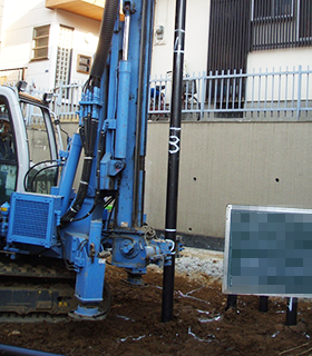 鋼管杭打ち工事